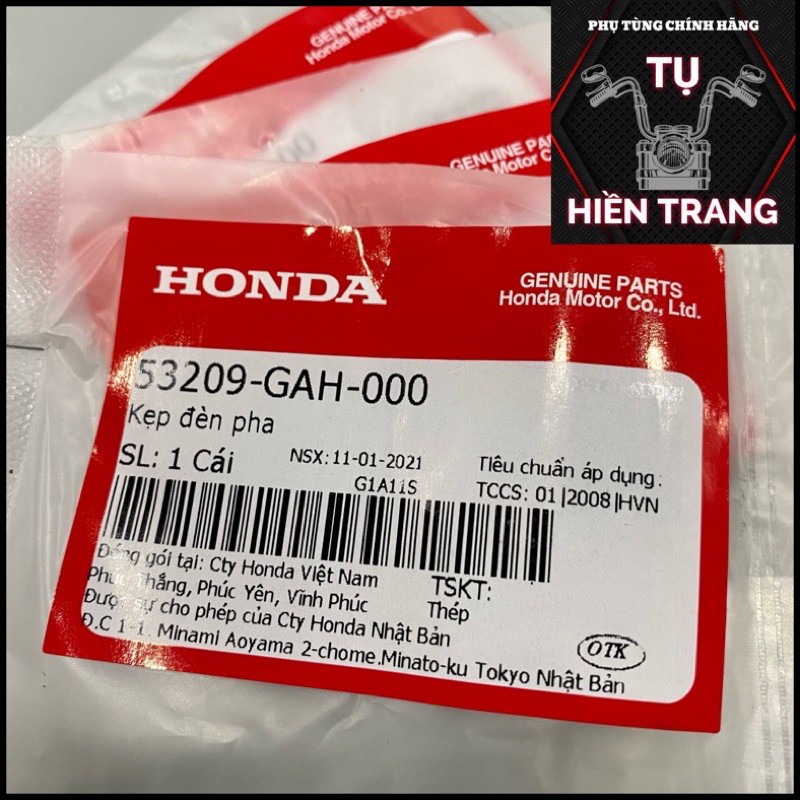 KẸP ĐÈN PHA DÙNG CHO CÁC DÒNG XE HONDA CHÍNH HÃNG HONDA