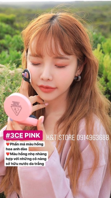 Má hồng dạng cushion 3CE Blush cushoin