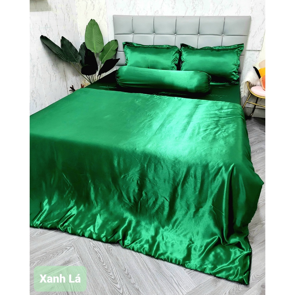 🔥HOT🔥Chăn Ga Phi Lụa Thái Tuấn Cao Cấp Loại 1 Siêu Mát Mịn Đủ Size Nệm, Bộ 4, 5 Món Chăn  Chần Bông _Nemtot Bedding