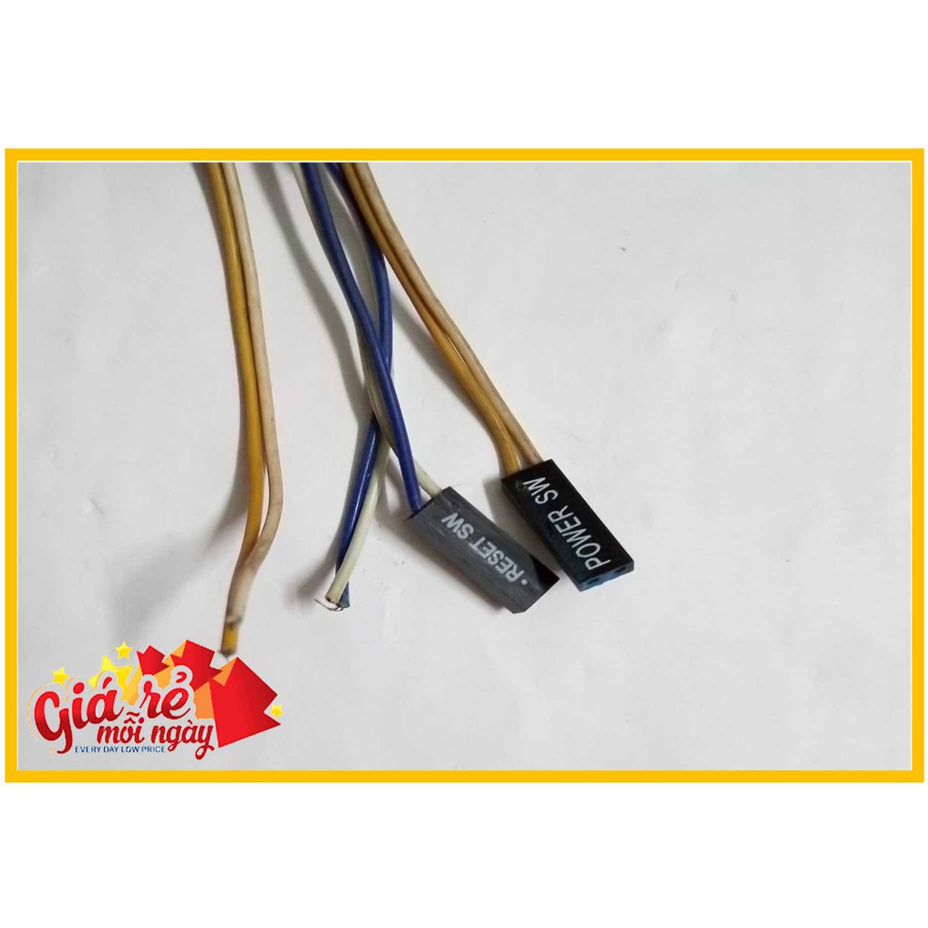Combo Dây Power Reset Power Led Hdd Led 3-5V nối dài ra thêm từ 40-50cm cắm vào Main máy tính