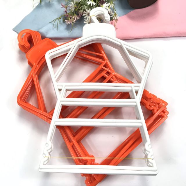 Combo 10 móc bộ nhựa trẻ em size đồ 3-5 tuổi