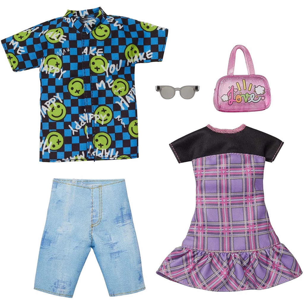 MỚI Combo 2 Set Thời Trang Búp Bê Barbie Fashion Combo Set Quần Áo Thời Trang Barbie