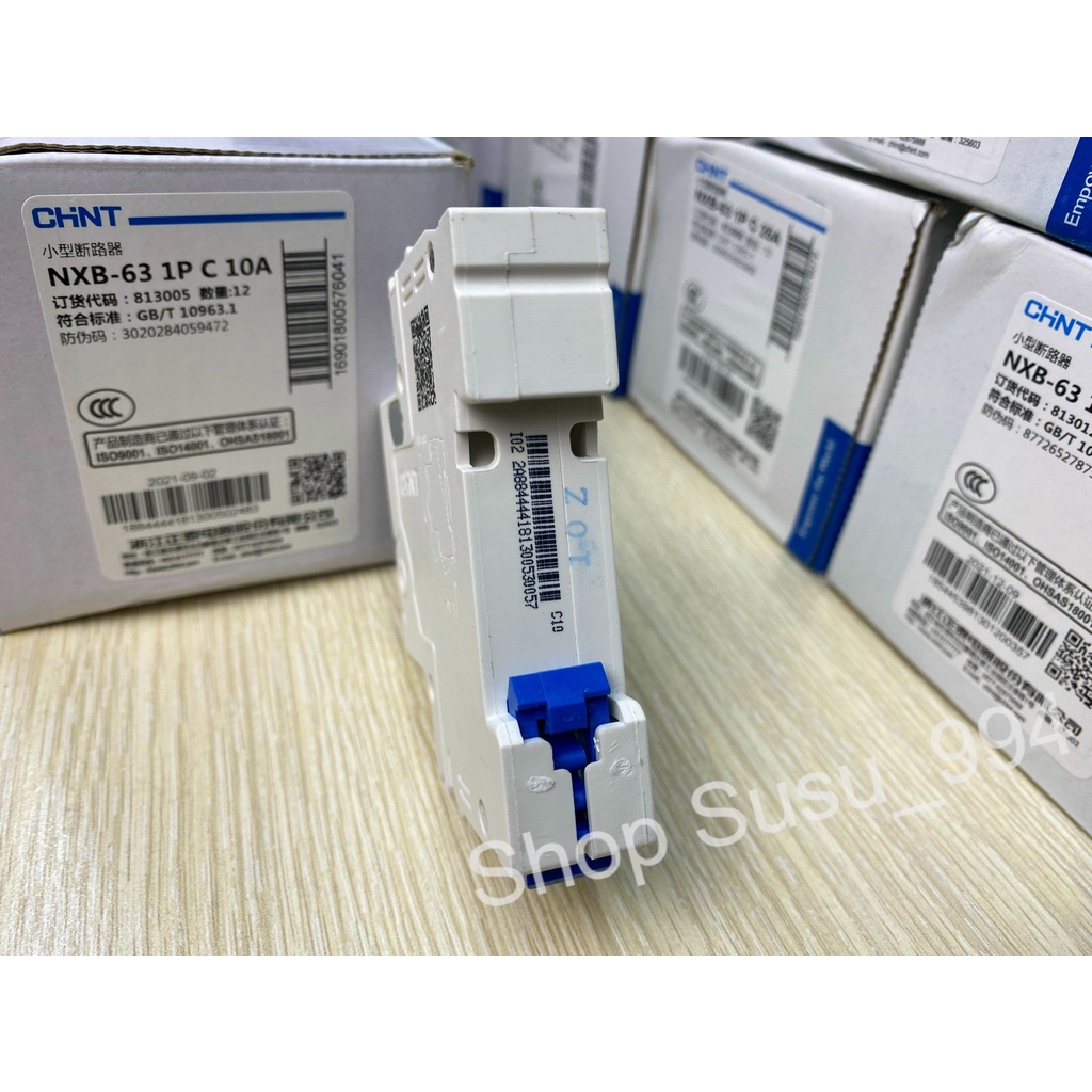Aptomat Chint NXB-63 1P 10A Dòng Cắt 6kA