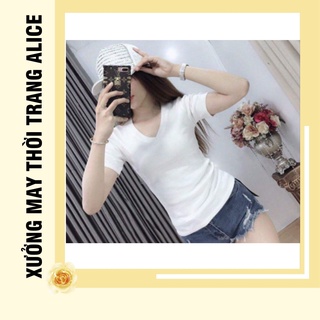 Áo body cổ tim len tăm