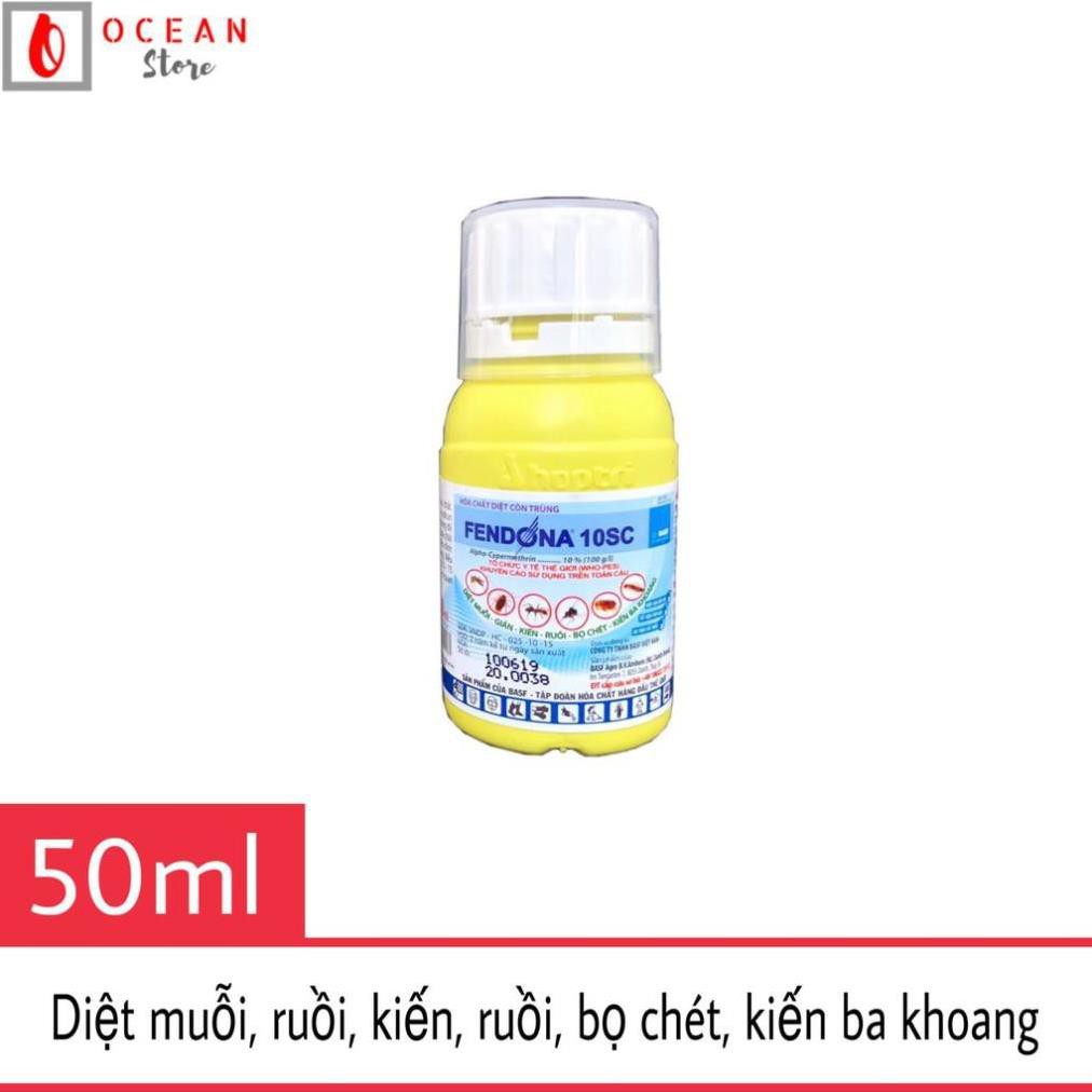 Dung dịch pha phun diệt côn trùng ruồi, muỗi, kiến, dán, bọ chét - Fendona 10SC 50ml