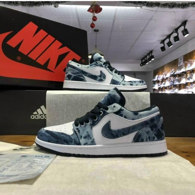 [MIỄN PHÍ SHIP] Giầy Thể Thao Air Jordan Low denim jeans màu xanh da bò