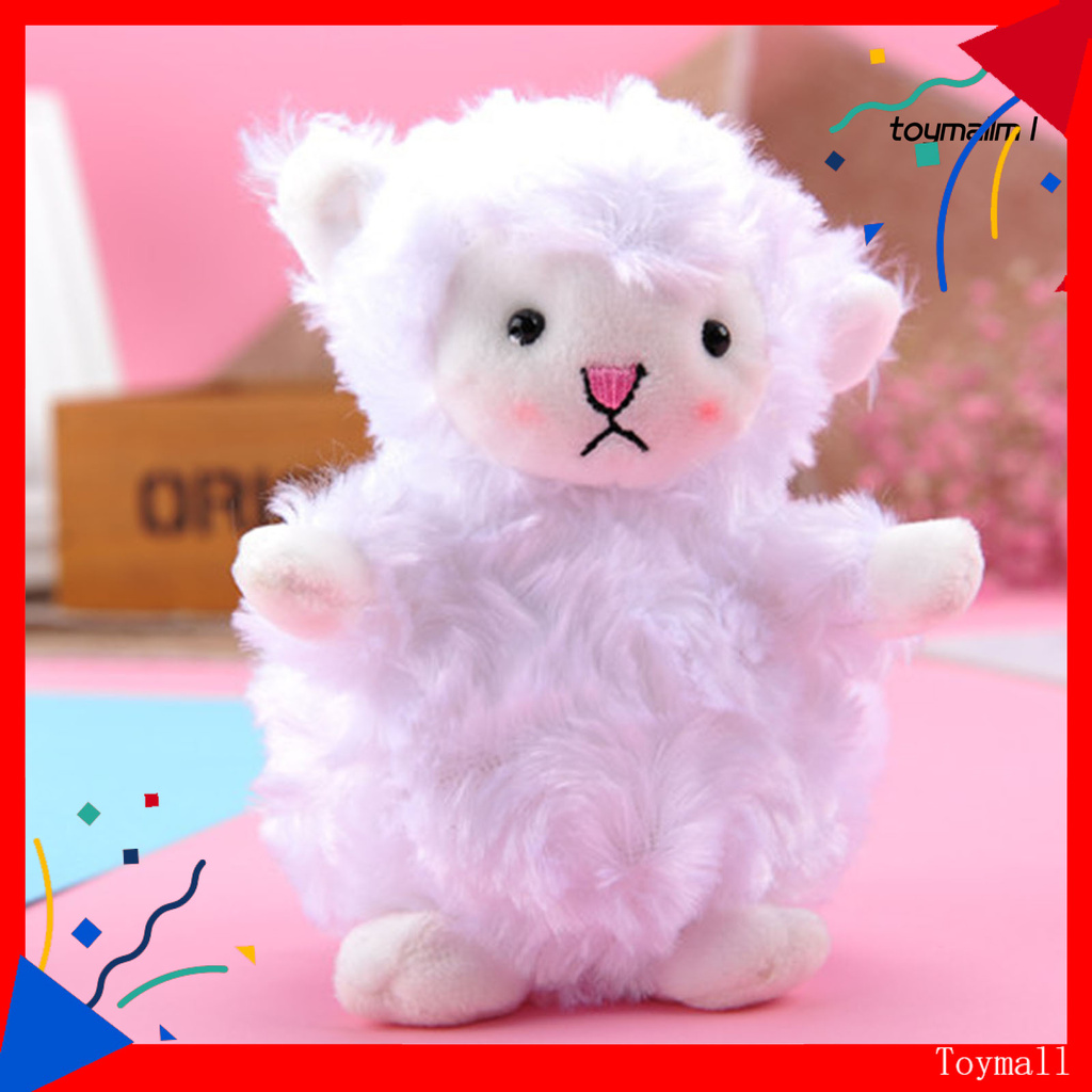 toymall Hanging Plush Lamb Design Stuffed Doll Toy Bag Pendant Keychain Key Holder Decor