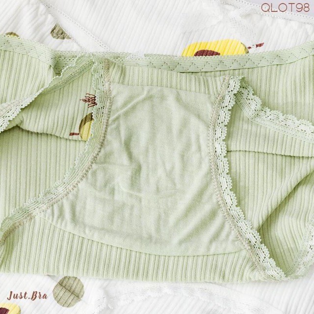 [Rẻ vô địch] Quần lót nữ cotton nhật hình quả bơ cao cấp cute dễ thương đáng yêu Q010