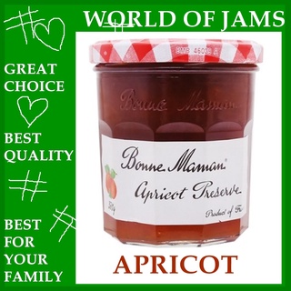 Mứt mơ bonne maman sản xuất tại pháp, 370g - apricot jam
