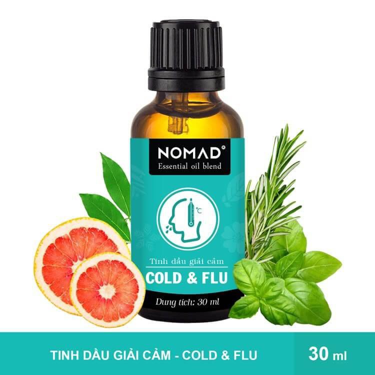 Tinh Dầu Giải Cảm Nomad Essential Oil Blend - Cold &amp; Flu