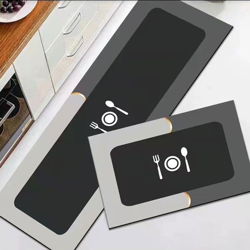 Thảm Lót Sàn Thấm Hút Nước Chống Trượt Phong Cách Bắc Âu