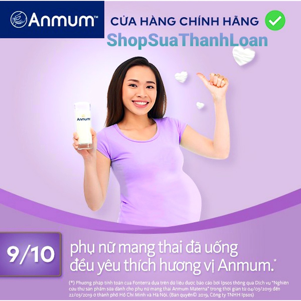 [HSD T3-23] Sữa Bột Dành Cho Mẹ Bầu Anmum Materna Hương Sôcola 400g