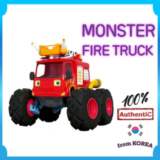 [KOREMIUM] BabyBus Brawl Series Monster Fire Engine Korea Kids Toy, Trò chơi dành cho trẻ em Hàn Quốc của động cơ cứu hỏ