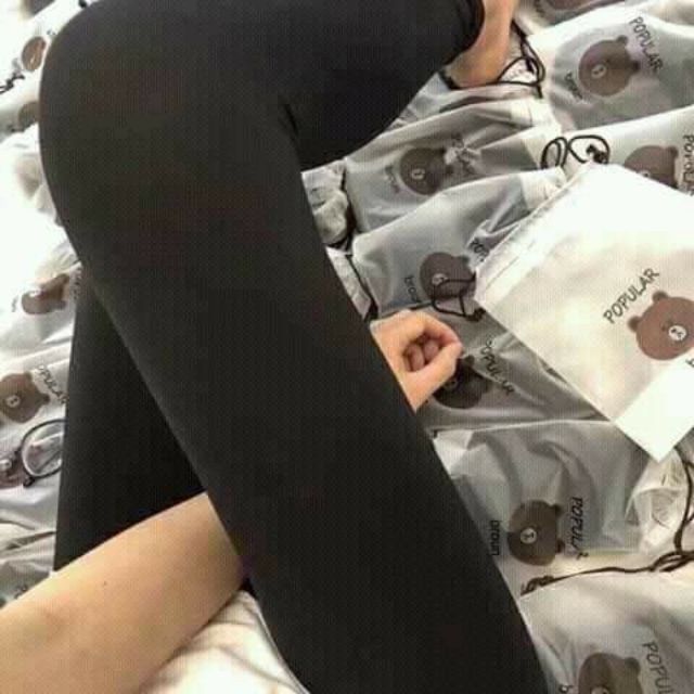 Quần legging gấu thun lạnh | BigBuy360 - bigbuy360.vn