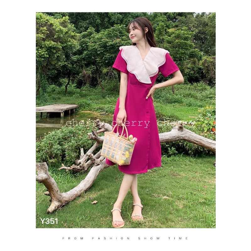 Váy công chúa bèo cổ Y351