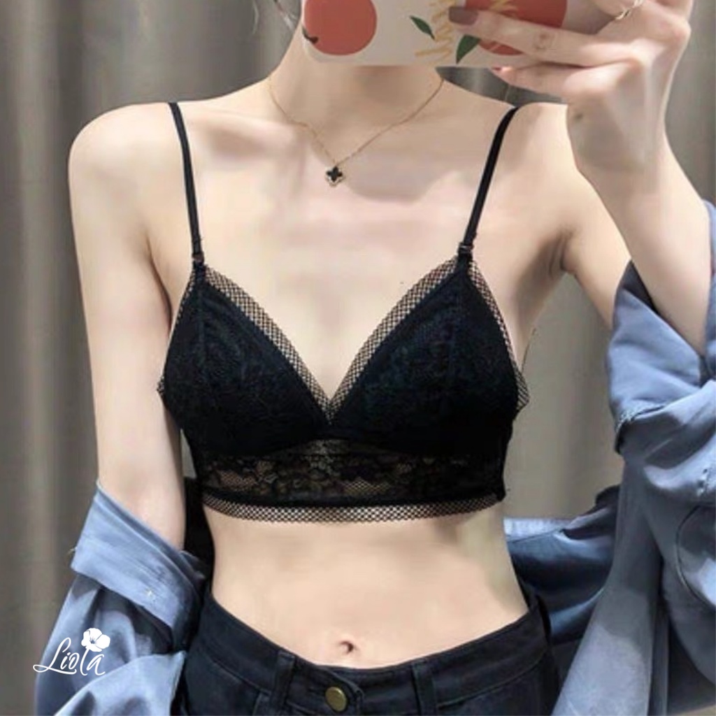 Áo Lót Bra 2 Dây Khoét Lưng Sâu Chỉnh Được Độ Dài, Có Mút, Không Gọng (ren, trơn) Siêu Mềm Mịn | LIOLA | BigBuy360 - bigbuy360.vn