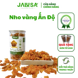 Nho khô vàng nhập khẩu loại 1 - Nho khô vàng Ấn Độ không đường vị ngọt tự nhiên Jalusa