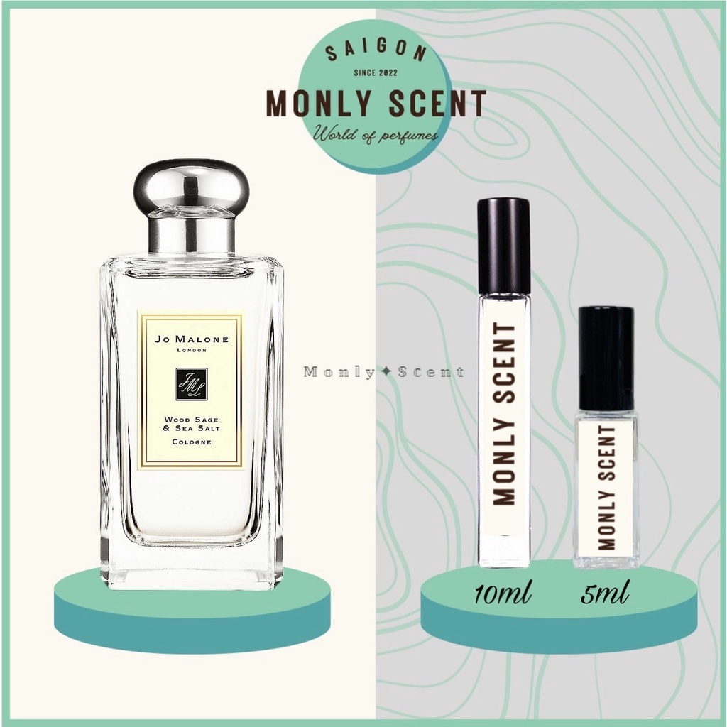 ✦ Mẫu thử nước hoa unisex Jo malone Wood Sage & Sea Salt Cologne - 𝐌𝐨𝐧𝐥𝐲_𝐬𝐜𝐞𝐧𝐭™ ✦