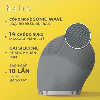 Máy rửa mặt Halio Sonic Wave Cleansing