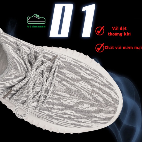 [ÊM CHÂN] Giày Thể Thao Nam Sneaker , HOTTREND 2022, FREESHIP, 100% ảnh thật, Màu Ghi Xám | BigBuy360 - bigbuy360.vn