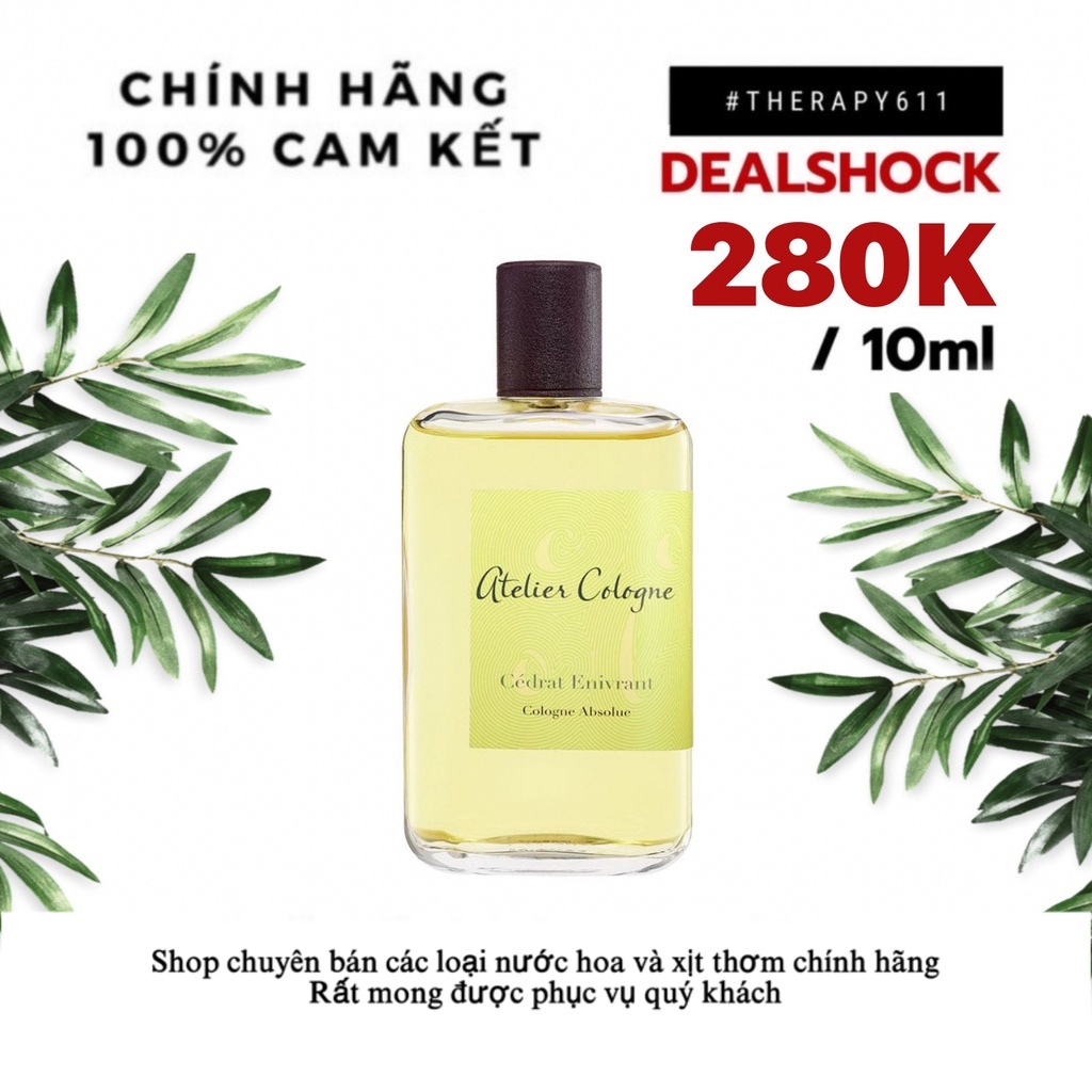 ..::✨Nước hoa Atelier Cedrat Enivrant ✨::..
