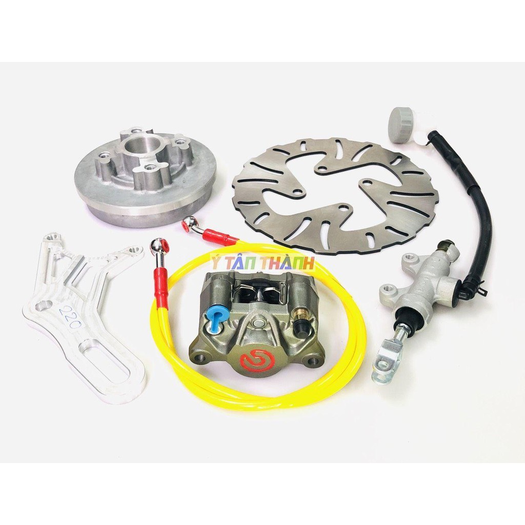 bộ đĩa sau sirius heo rembo xám đĩa 220mm V2 0324