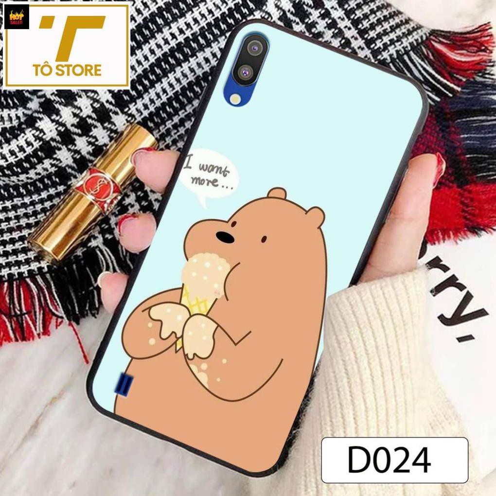 Samsung A10 - M10 - A01 - Ốp lưng điện thoại Samsung in hình những chú Gấu đáng yêu,chất liệu in UV cao cấp. chất