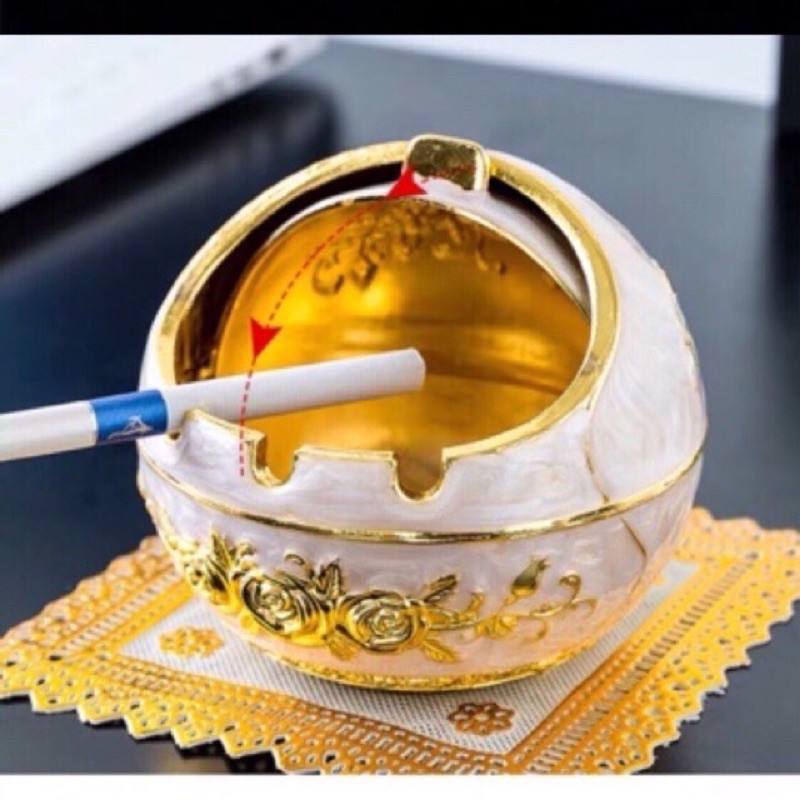 Gạt tàn thuốc lá hình tròn ốc cao cấp(kèm ảnh thật)