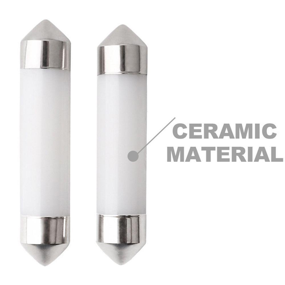 Bộ 2 Đèn LED 12V C5W Chiếu Biển Số Xe Hơi Chuyên Dụng