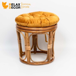 Đôn ghế papasan mây tự nhiên 100% có đệm ngồi trang trí nhà cửa cafe homestay