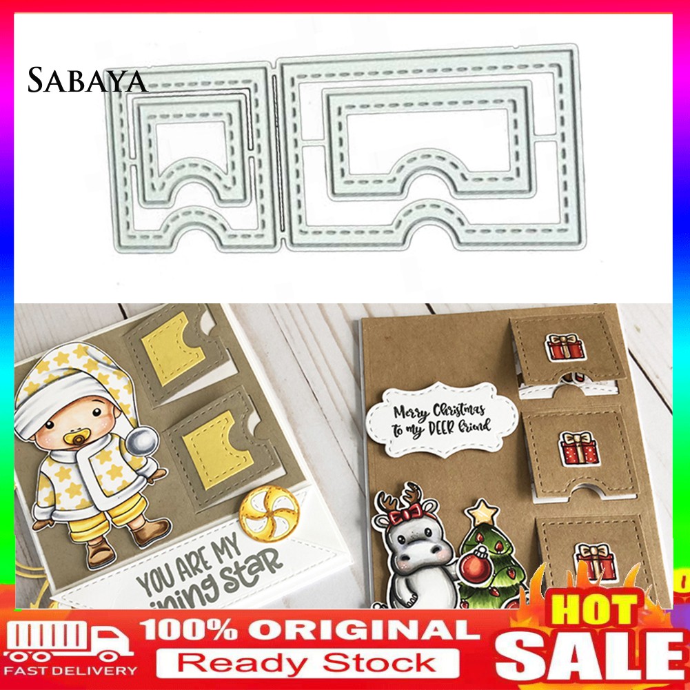Khuôn Cắt Giấy Làm Từ Kim Loại Hình Trái Tim Cách Điệu Trang Trí Scrapbook