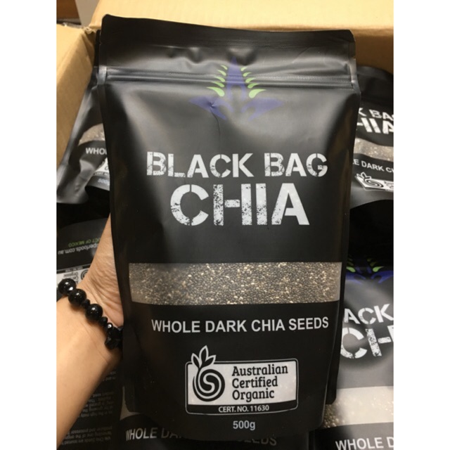 Hạt Chia Đen Australia 500g (Freeship toàn quốc khi mua 1kg)