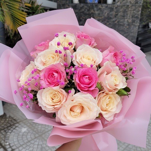 Giấy Lụa/ Giấy Mếch/ Giấy Vân Long Gói Hoa (Bán mét)