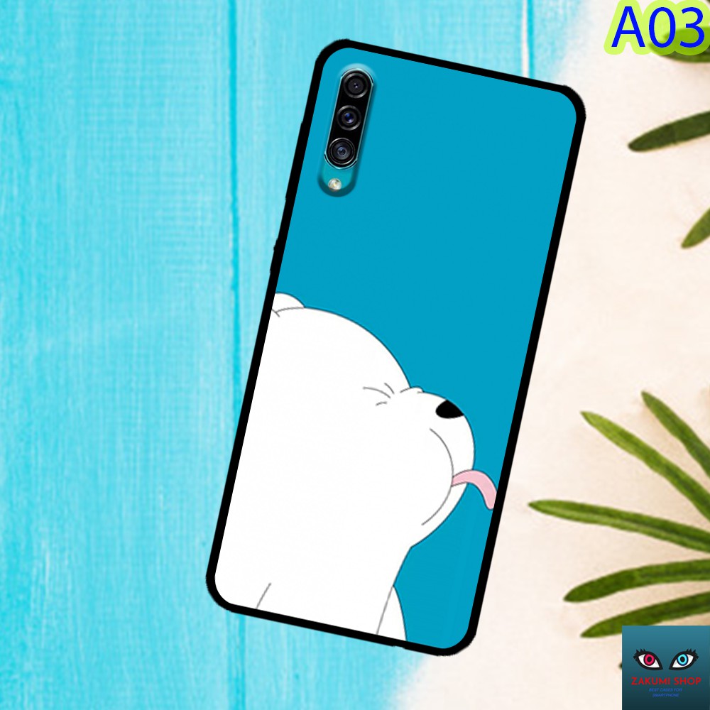 (❤️ FREESHIP ĐƠN 50 000❤️) Ốp lưng kính Samsung A30S A50 A70 in hình gấu We bare Bears CUTE các loại