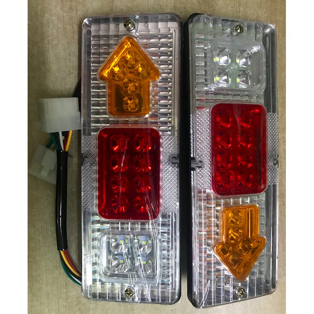 Đèn xi nhan sau bóng LED dài 23cm dành cho các dòng xe ba gác.