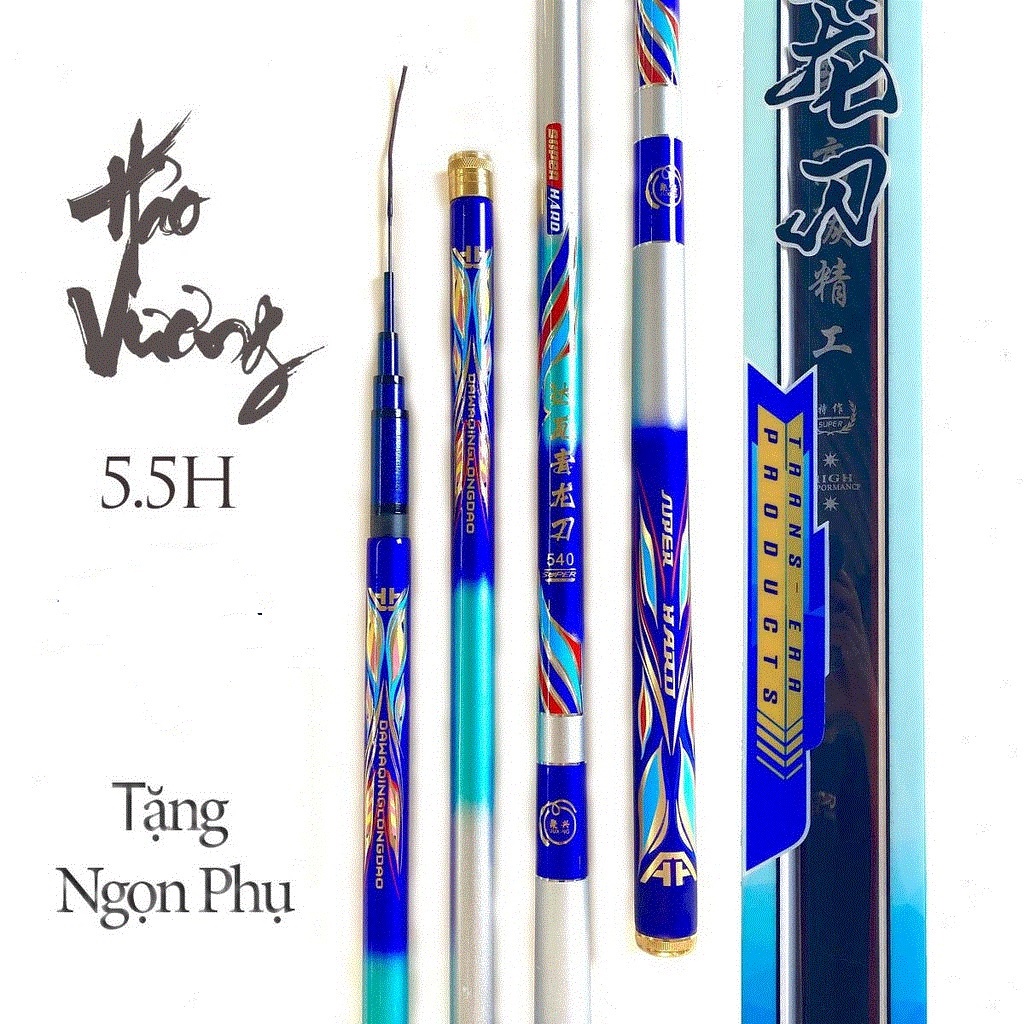 Cần Câu Tay Cần Câu Đài HẢO VƯƠNG 5.5H Có Hộp Sang Trọng Và Tặng Kèm Ngọn Phụ Hàng Cao Cấp Mới Về Độc Và Lạ