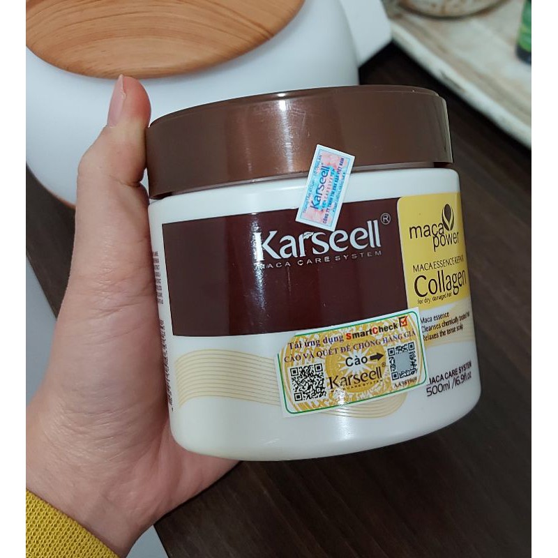 Karseell - Kem ủ phục hồi tóc hư tổn Collagen macca power 500ml ( karseel , kaseel, ủ tóc, u toc) | BigBuy360 - bigbuy360.vn