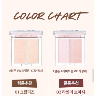 [THANH LÝ]Phấn Bắt Sáng CLIO PRISM HIGHLIGHTER DUO 7g
