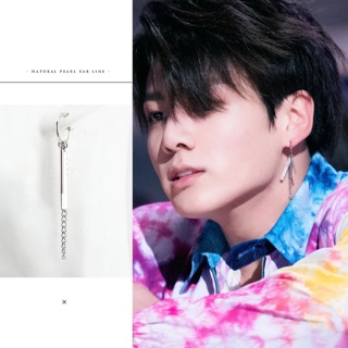 [BTS] Jung Kook Fake Love Khuyên tai Titanium