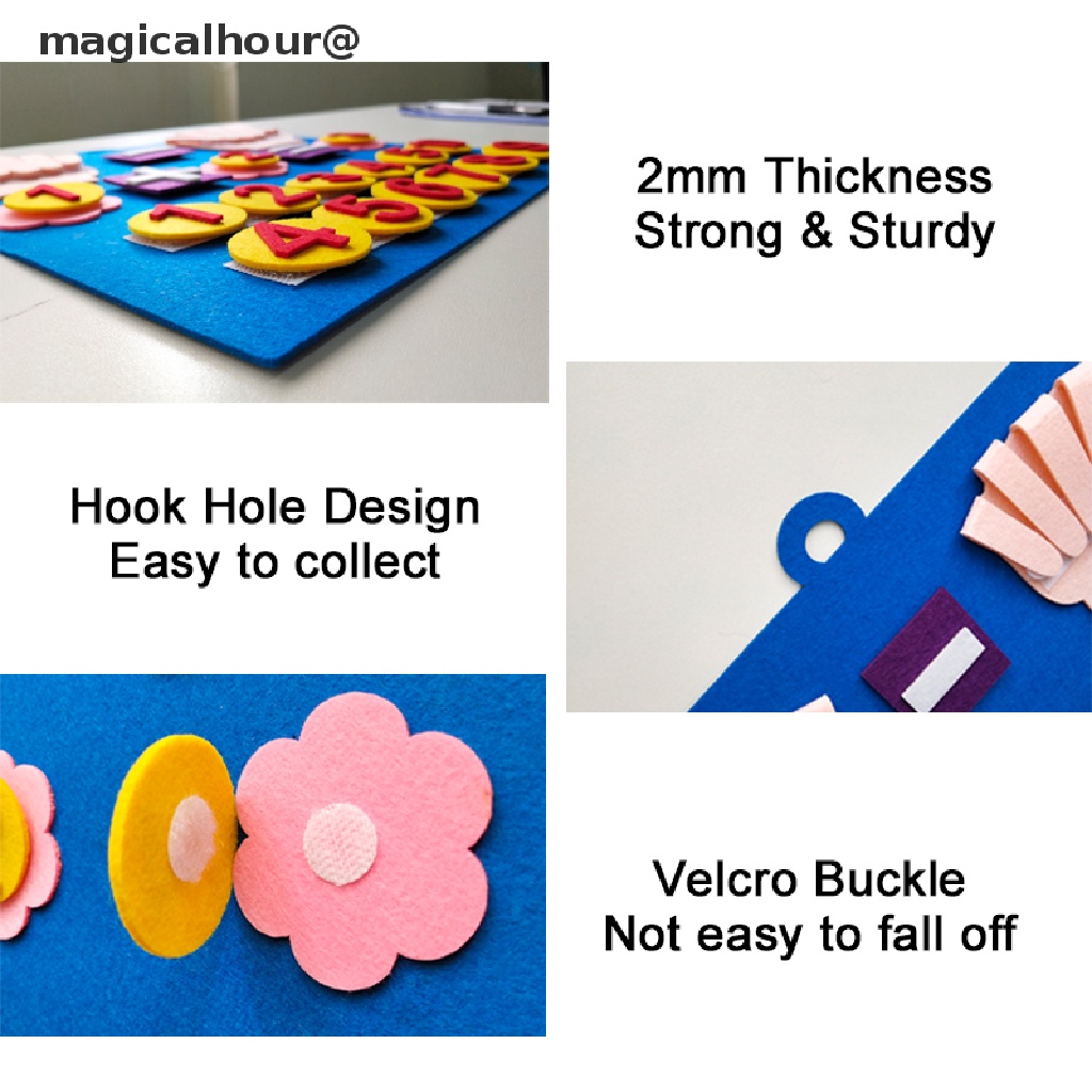 Đồ chơi học toán đếm ngón tay bằng vải nỉ giáo dục sớm montessori cho bé