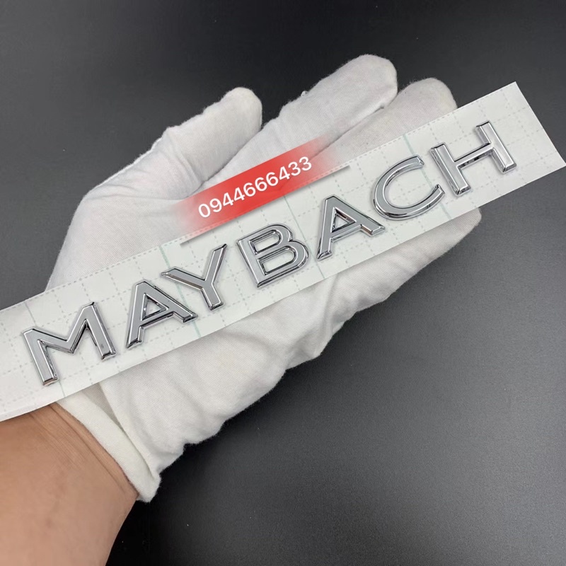 Chữ dán nổi xe Maybach, Tem dán maybach