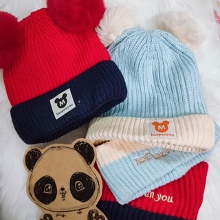 Set mũ len kèm khăn ống cho bé