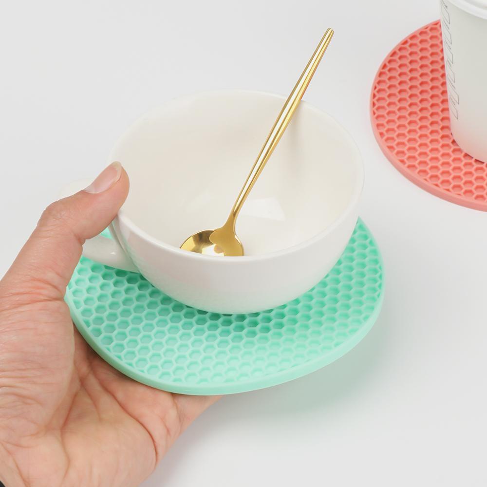 Bộ 2 Miếng Lót Nồi Bằng Silicone Cách Nhiệt Chống Trượt