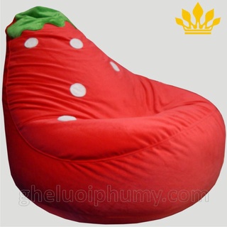 Ghế lười hạt xốp Quả lê Phú Mỹ phối quả dâu GH-QULE-QUDA-060 (S)