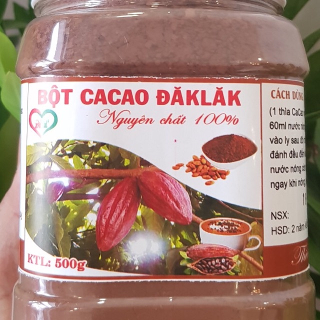 Bột cacao dak lak nguyên chất