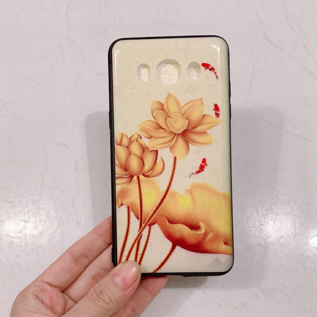 Ốp lưng J5 (2016),J510 Hoa sen vàng