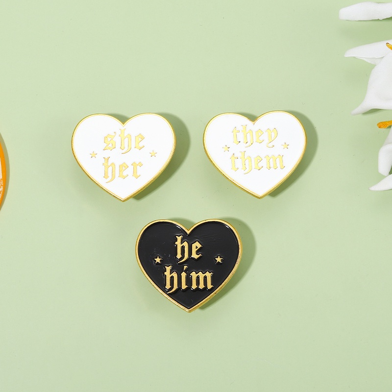 Ghim cài ve áo QIHE JEWELRY 3 kiểu trang trí quần áo balo làm quà cho bạn bè