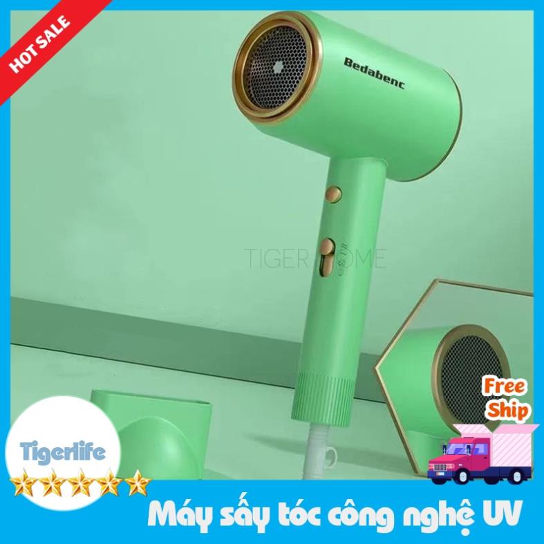 Máy sấy tóc mini công nghệ UV Light mới giúp tóc mềm mượt và nhanh khô công xuất 1000w-1200w