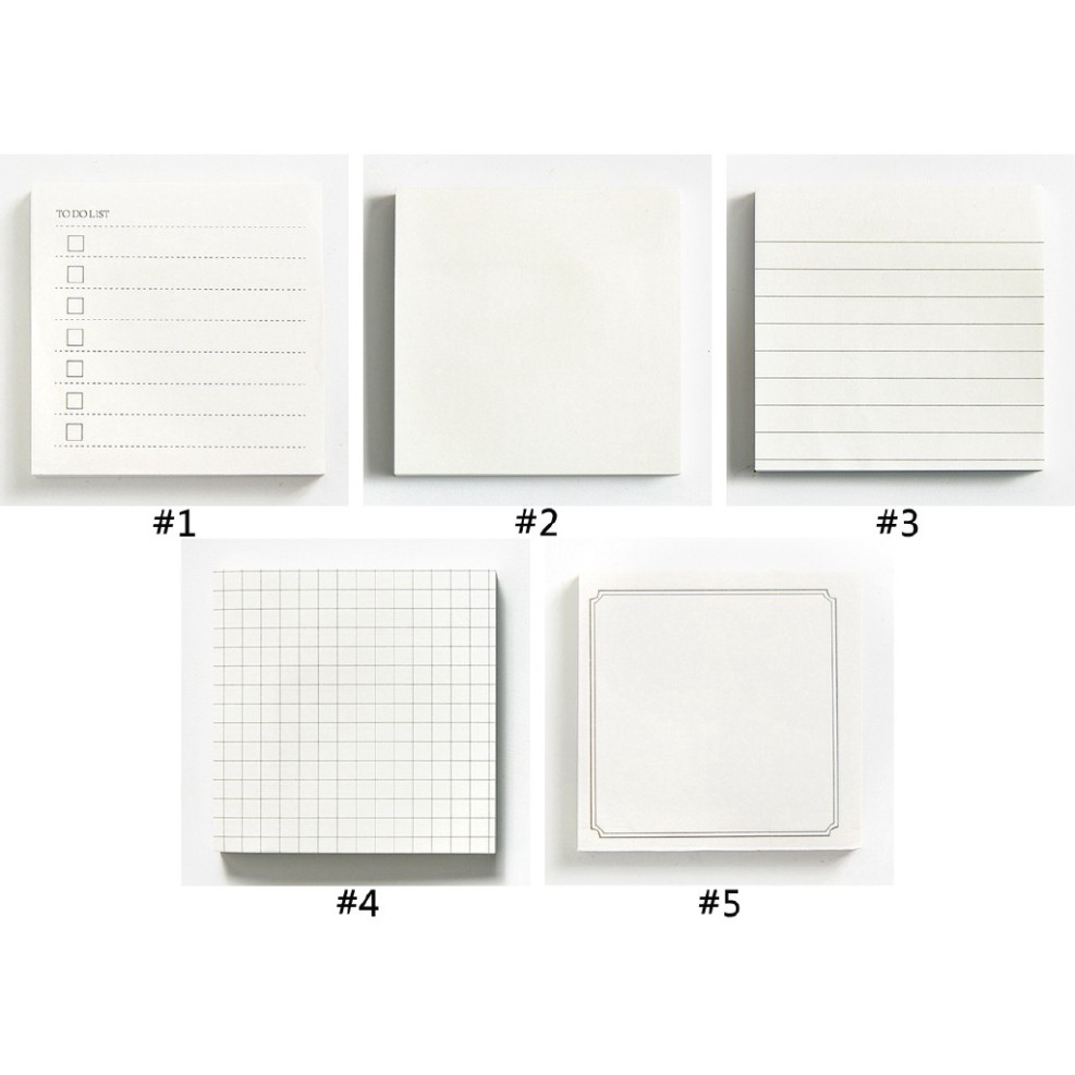 E23 OTQ Set 80 Giấy ghi chú Dạng Giấy ghi chú nhân tiện Lợi 28 E23