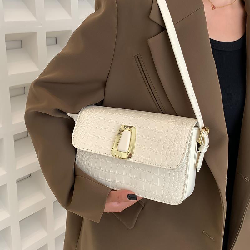 IELGY Túi Đeo Vai Họa Tiết Da Cá Sấu Cao Cấp Có Thể Điều Chỉnh Kích Cỡ Cho Nữ